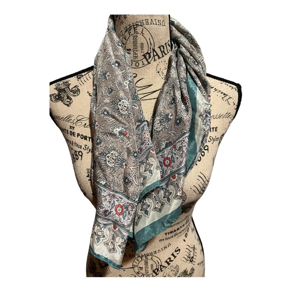 Vintage Oscar de la Renta Silk Scarf